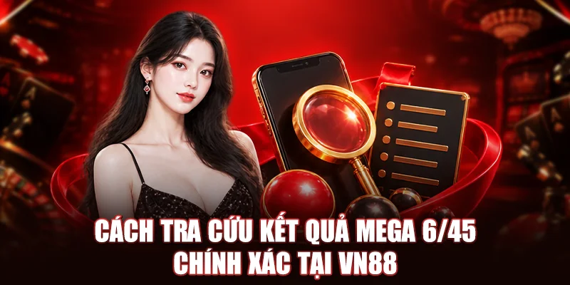 Cách tra cứu kết quả Mega 6/45 chính xác tại VN88